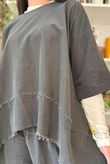 Lock Needlecord Panel Dip Side Top Charcoal